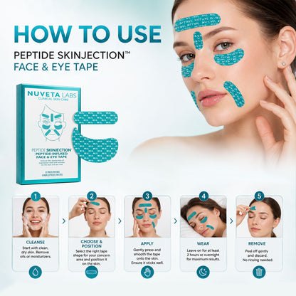 Peptide Skinjection™ Peptide-Infused Face & Eye Tape