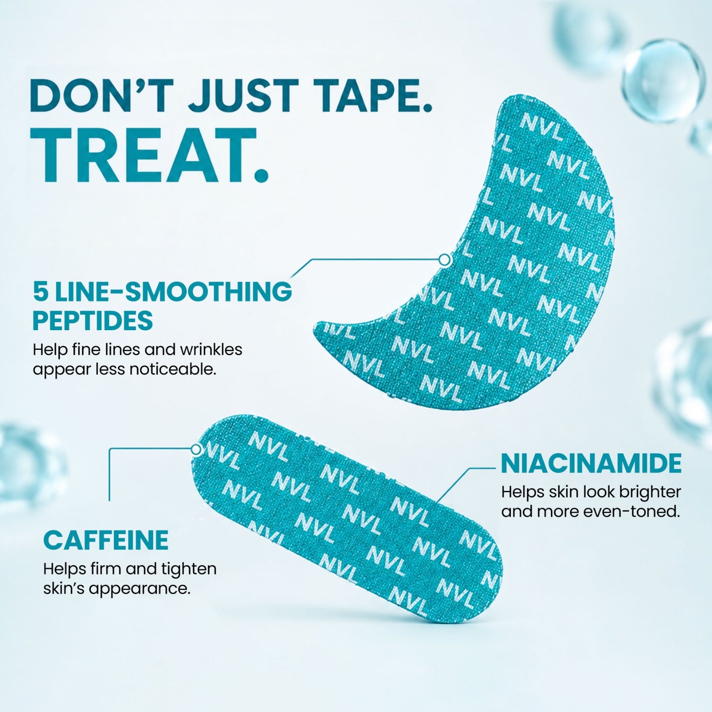 Peptide Skinjection™ Peptide-Infused Face & Eye Tape